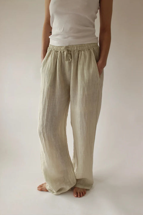 Straight Leg Linen pants