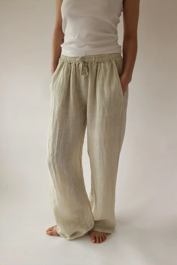 Straight Leg Linen pants