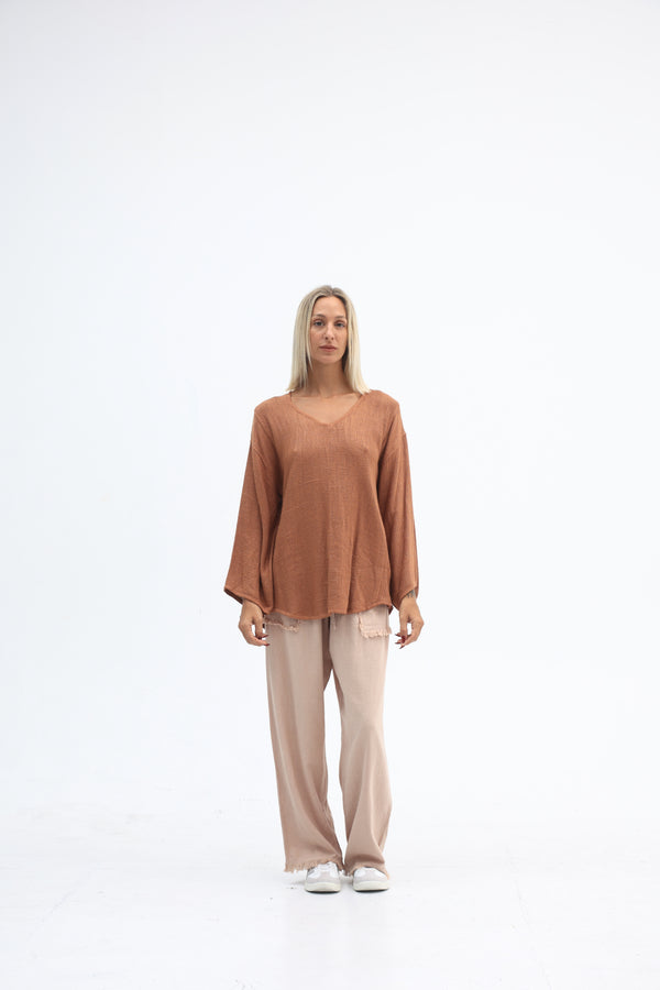 Vela Hessian Top Tanzine