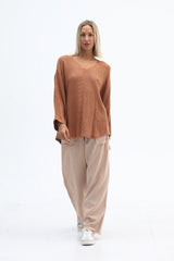 Vela Hessian Top Tanzine