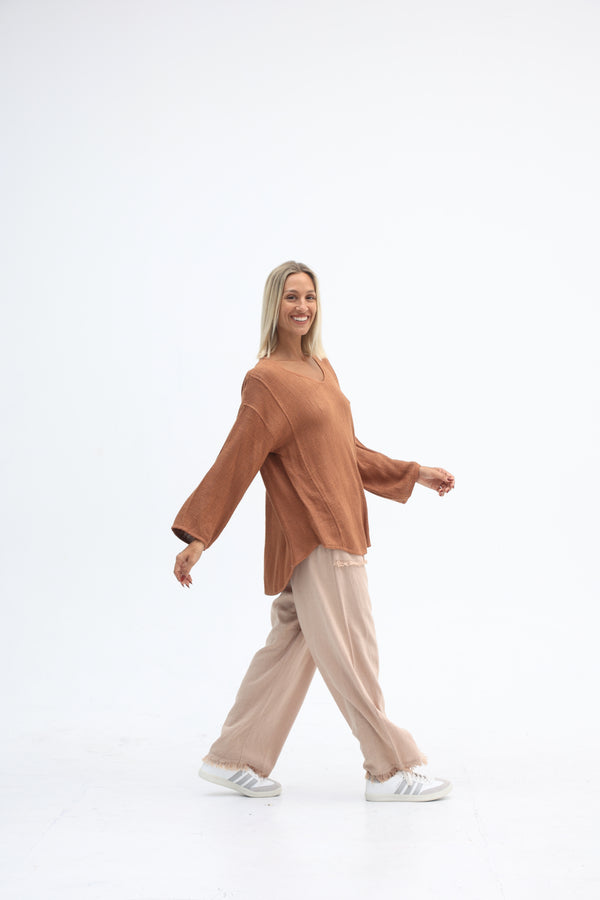 Vela Hessian Top Tanzine