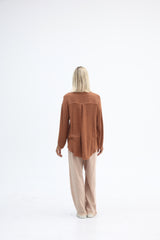 Vela Hessian Top Tanzine
