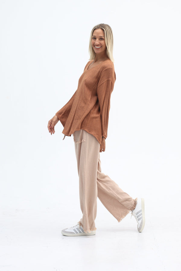 Vela Hessian Top Tanzine