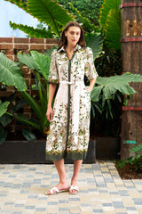 Celestia Dress Green Floral
