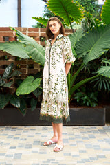 Celestia Dress Green Floral