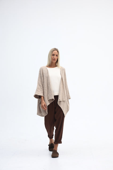 Aroma Cotton Hessian Jacket Cinnamon