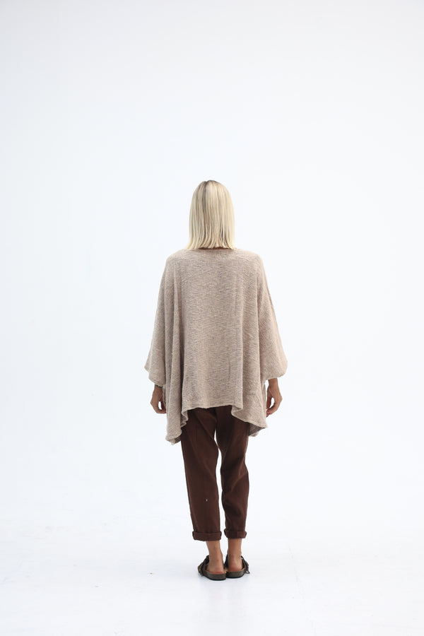 Aroma Cotton Hessian Jacket Cinnamon