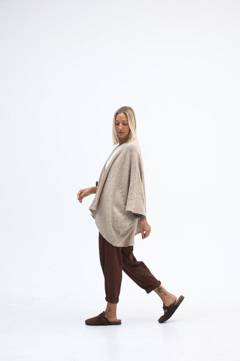 Aroma Cotton Hessian Jacket Cinnamon