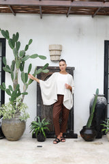Aroma Cotton Hessian Jacket Natural