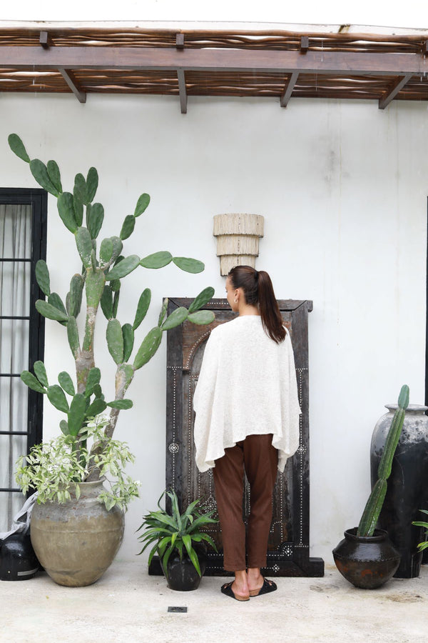Aroma Cotton Hessian Jacket Natural
