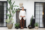 Aroma Cotton Hessian Jacket Natural
