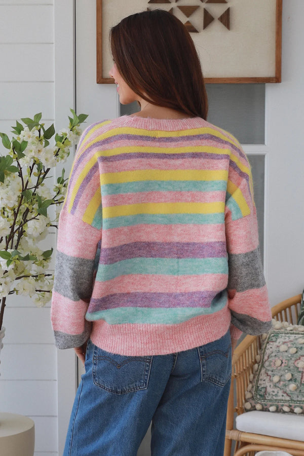 Jacqui Stripe Cardigan