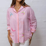 Summer Shirt-Pink Stripe