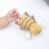 Albetta - Crochet Bertie Bee Rattle Toy