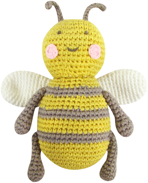 Albetta - Crochet Bertie Bee Rattle Toy