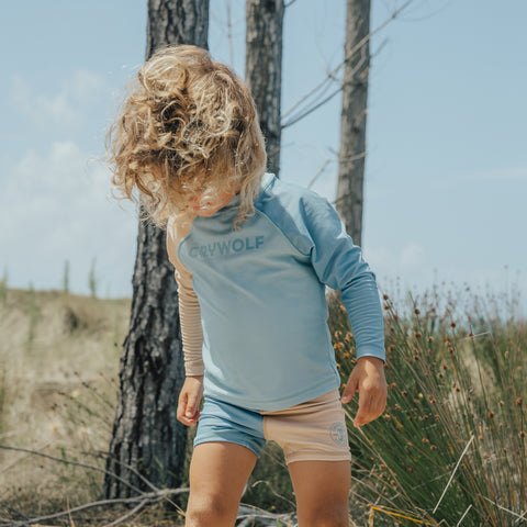 Crywolf- BABY RASH VEST Seaside