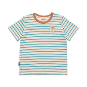 Crywolf -SUN SMART T-SHIRT Blue Stripe