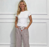 Carter Barrel Jeans Chocolate Stripe