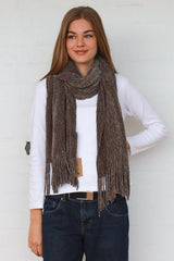 Chenille Scarf Chocolate