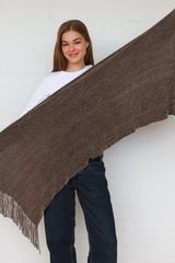 Chenille Scarf Chocolate