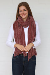 Chenille Scarf Clay