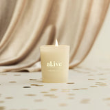 al.ive body- mini soy candle bauble - golden wattle & citrus