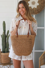 Sia raffia bag Natural