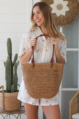 Sia raffia bag Natural