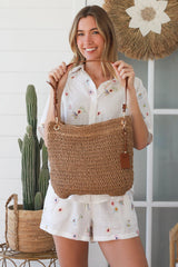 Chelsea raffia bag Natural