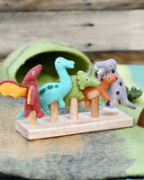 Tara Treasures-Dinosaur Finger Puppets Set