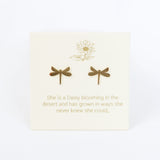 LOVE LUNAMEI-Inspiration Dragonfly Earrings in Gold or Silver