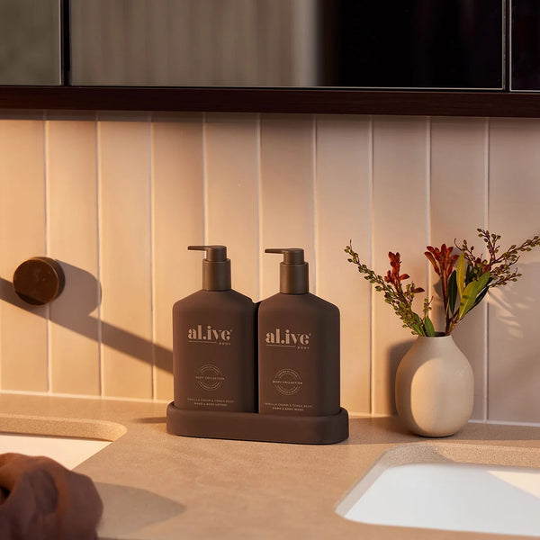 transformative wash & lotion duo - vanilla cream & tonka bean