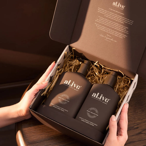 transformative wash & lotion duo - vanilla cream & tonka bean