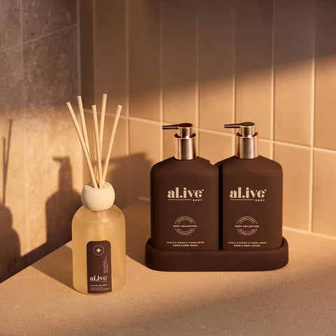 transformative wash & lotion duo - vanilla cream & tonka bean