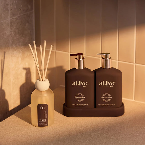 transformative wash & lotion duo - vanilla cream & tonka bean