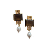 Chocolate Pearl Earrings