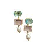 Charlotte Drop Earrings Green