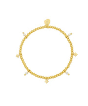 Estella Bartlett-Pearl And Star Multi Bracelet - Gold Plated