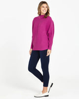 Betty Basics-Alicia Knit Jumper - Boysenberry