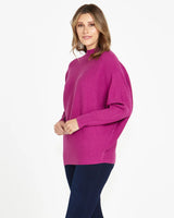 Betty Basics-Alicia Knit Jumper - Boysenberry