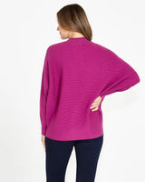 Betty Basics-Alicia Knit Jumper - Boysenberry