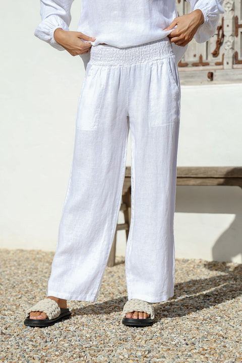 Free Angel Elastico Pants White