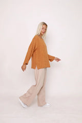 Estelle Hessian Top Bran