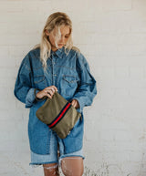 Escapee Clutch with Strap | Khaki