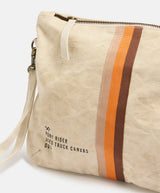 Escapee Clutch Bag | Natural Stripe