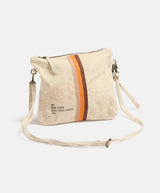 Escapee Clutch Bag | Natural Stripe