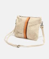 Escapee Clutch Bag | Natural Stripe