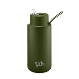 FRANK GREEN-Ceramic Reusable Bottle - 34oz / 1,000ml-Khaki