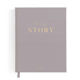 Fox & Fallow-This Is My Story Memoir Journal Grey Boxed