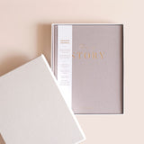 Fox & Fallow-This Is My Story Memoir Journal Grey Boxed